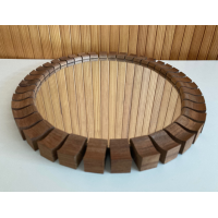 Teakhouten jaren 60 spiegel